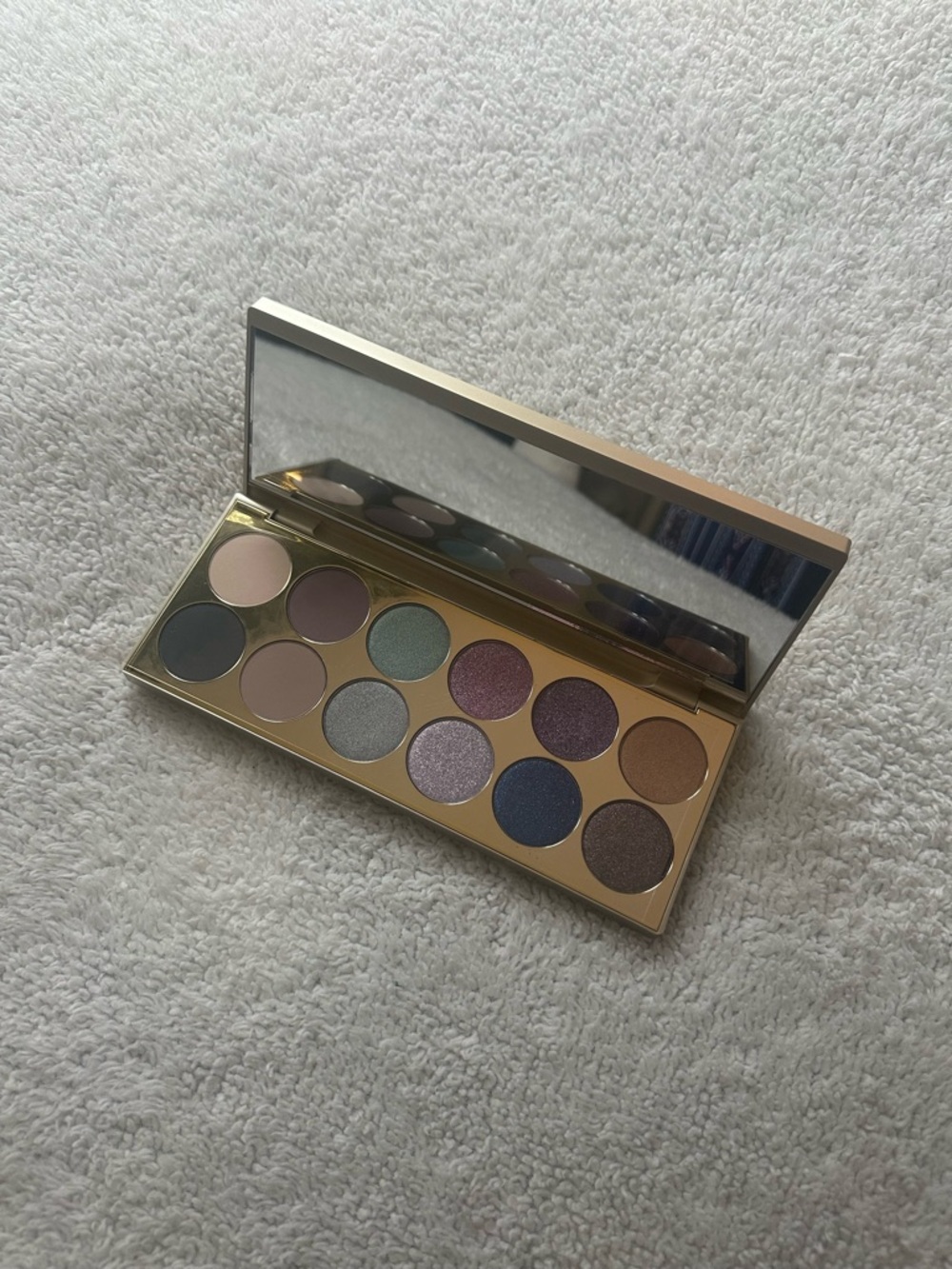Stila 12-Color Eyeshadow Palette — Neutrals, Greens & Jewel Tones